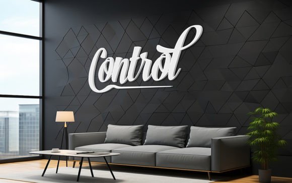 Download Indoor Black Wall Logo Mockup - Wall logo Collection