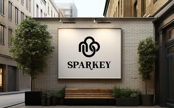 Download Outdoor Board Wall Logo Mockup - Wall logo Collection