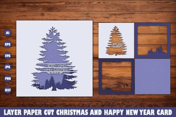 Download Merry Christmas | Layered Winter Shadow Box - Winter Collection